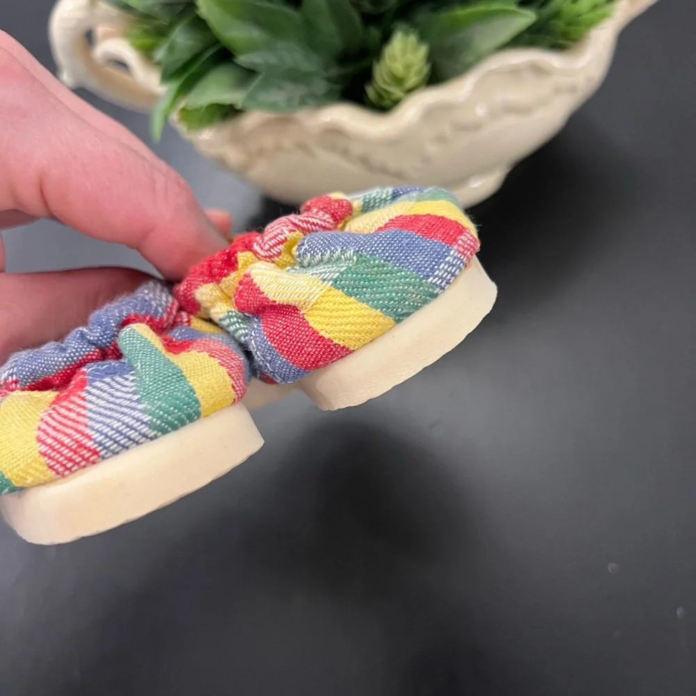 Mini Paez Colorful Red Blue Green Yellow Slip On Argentina‎ Shoes Baby Sz 6.5